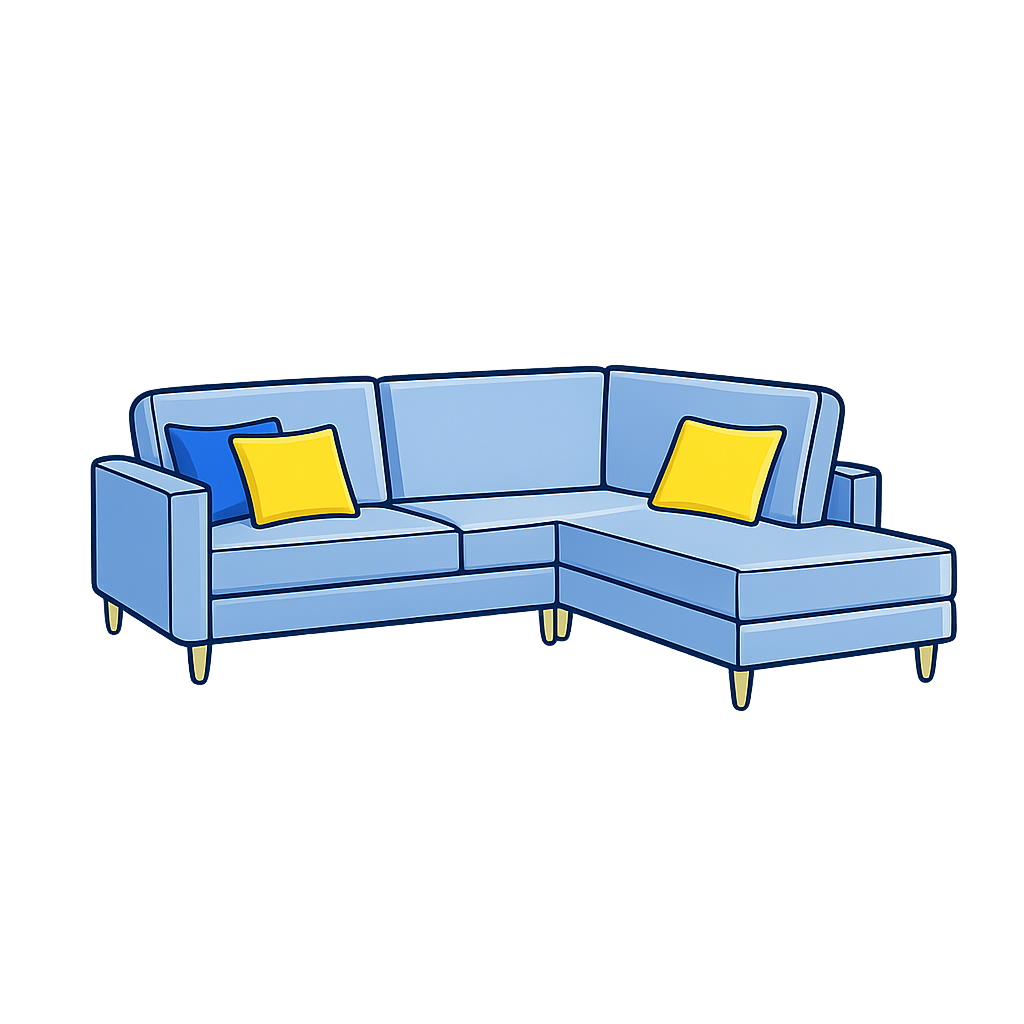 L AND U SHAPED SOFAS