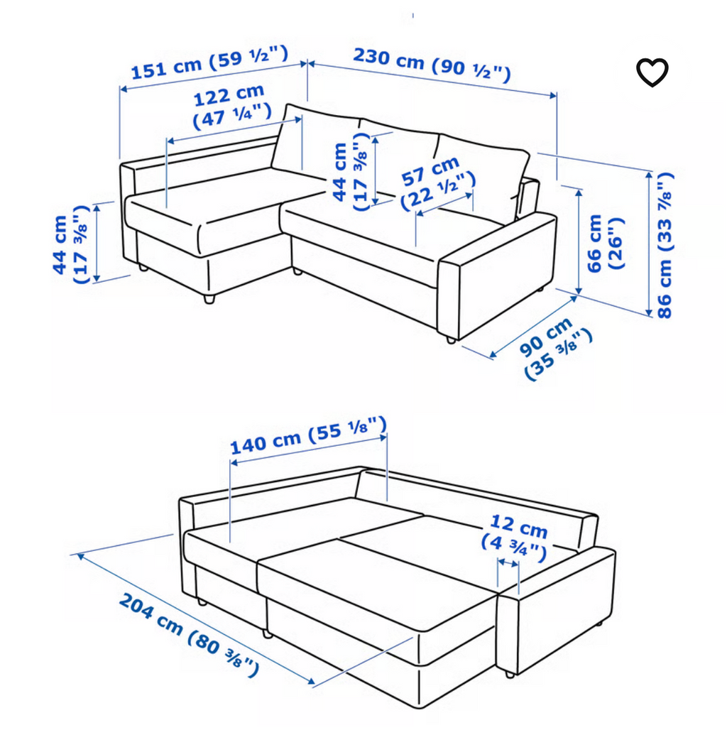 Friheten sofa bed