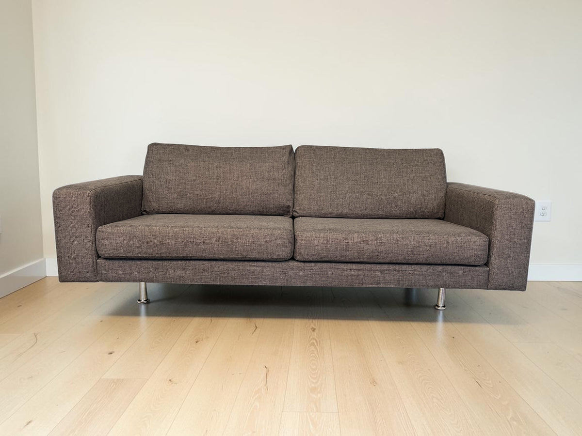 Modern Brown 3-Seater Sofa