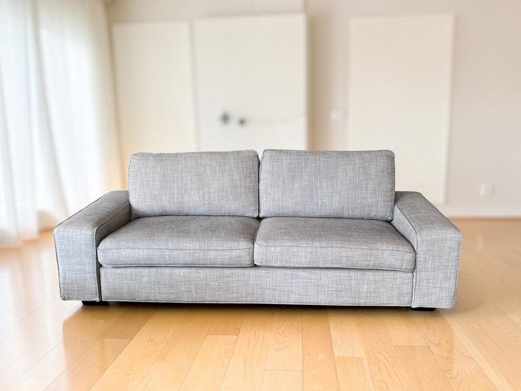 Living Room Sofa with Footstool