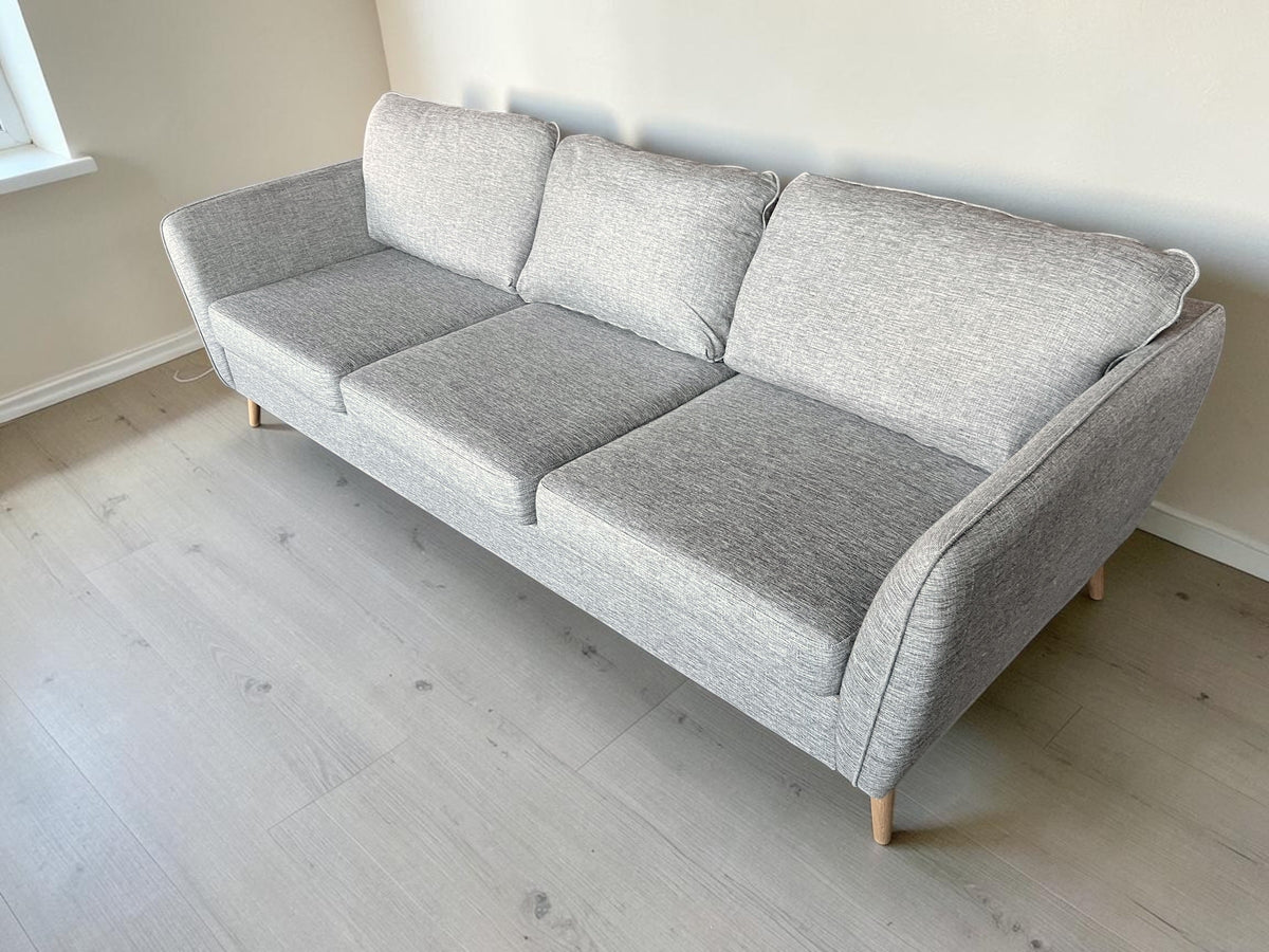 Sleek design three seater sofa