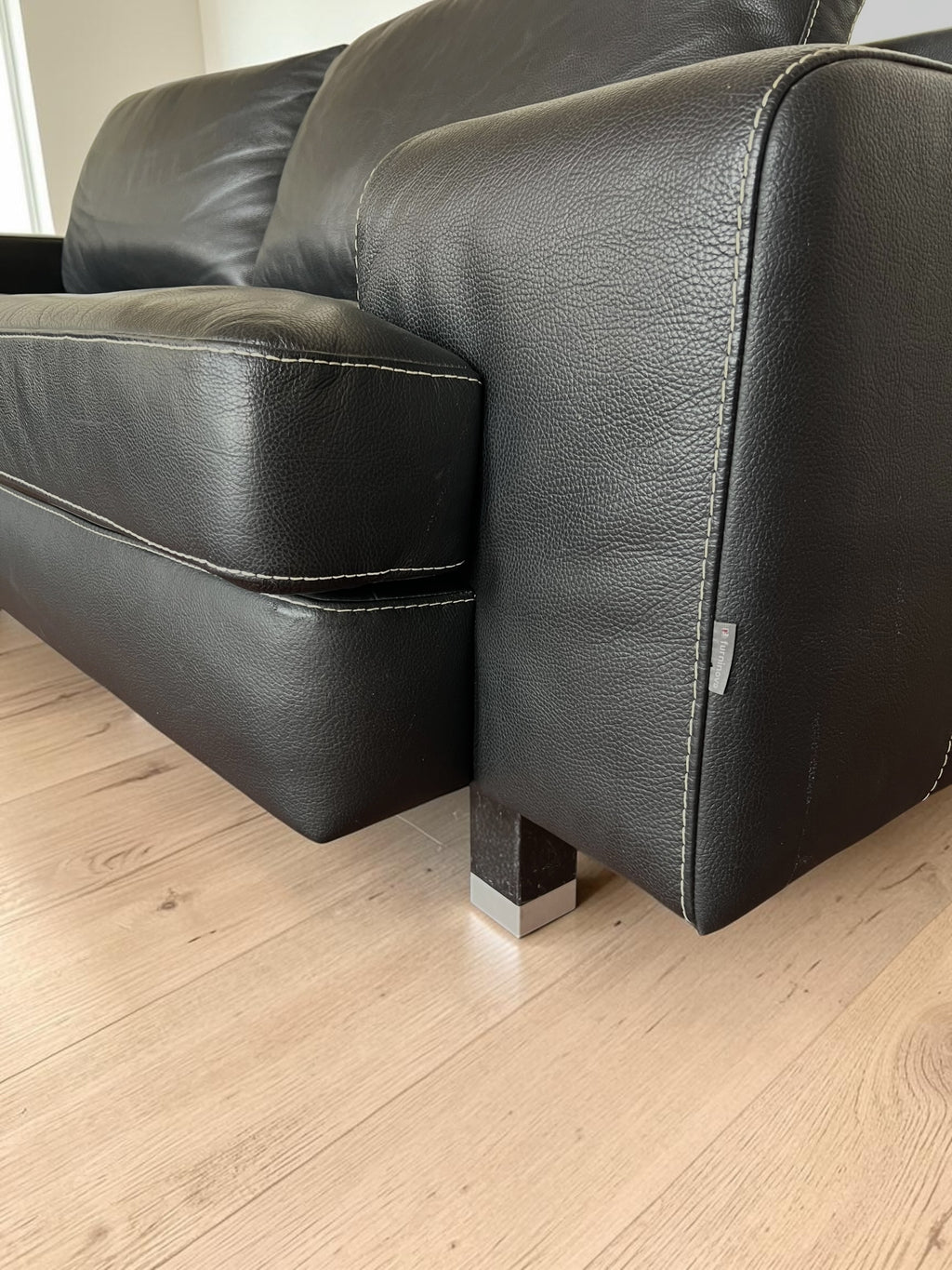 Modern Genuine Leather Sofa