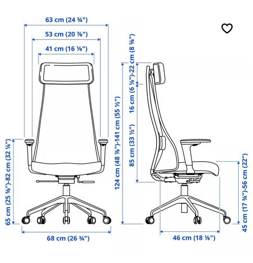 JÄRVFJÄLLET office chair