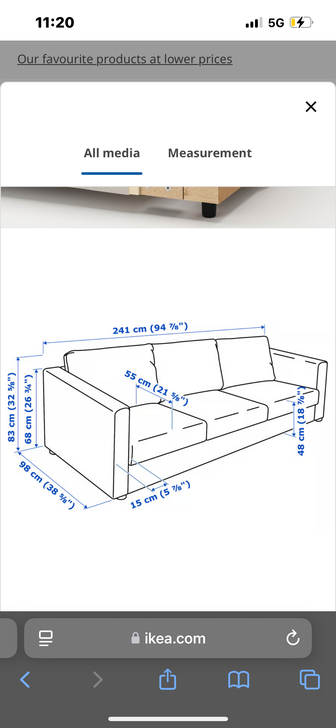 Dark green velvet sofa