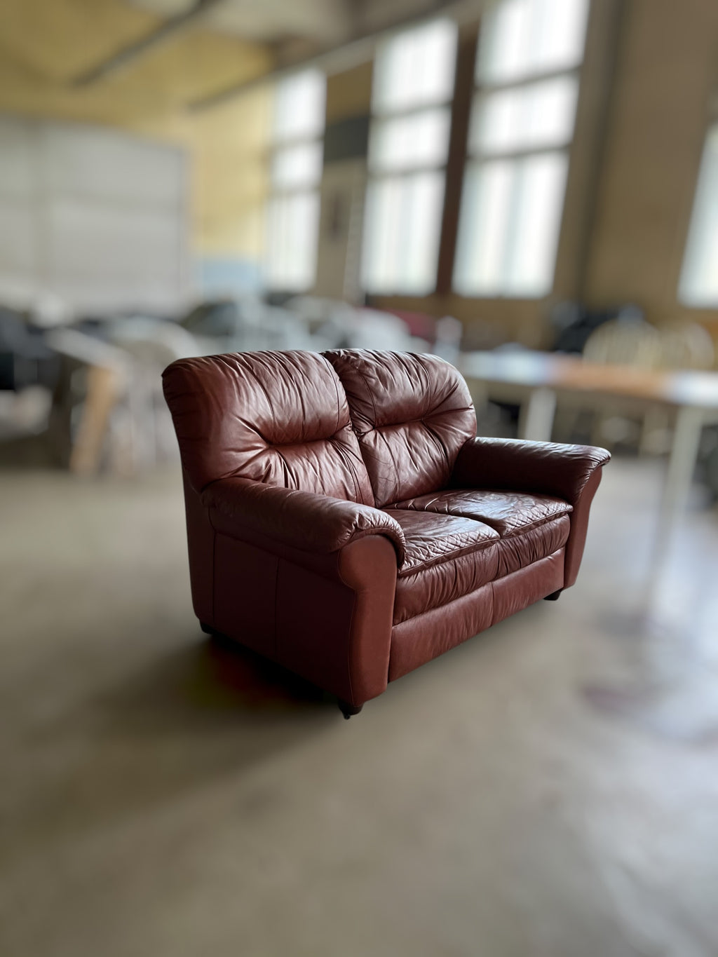 Leather sofa 150cm
