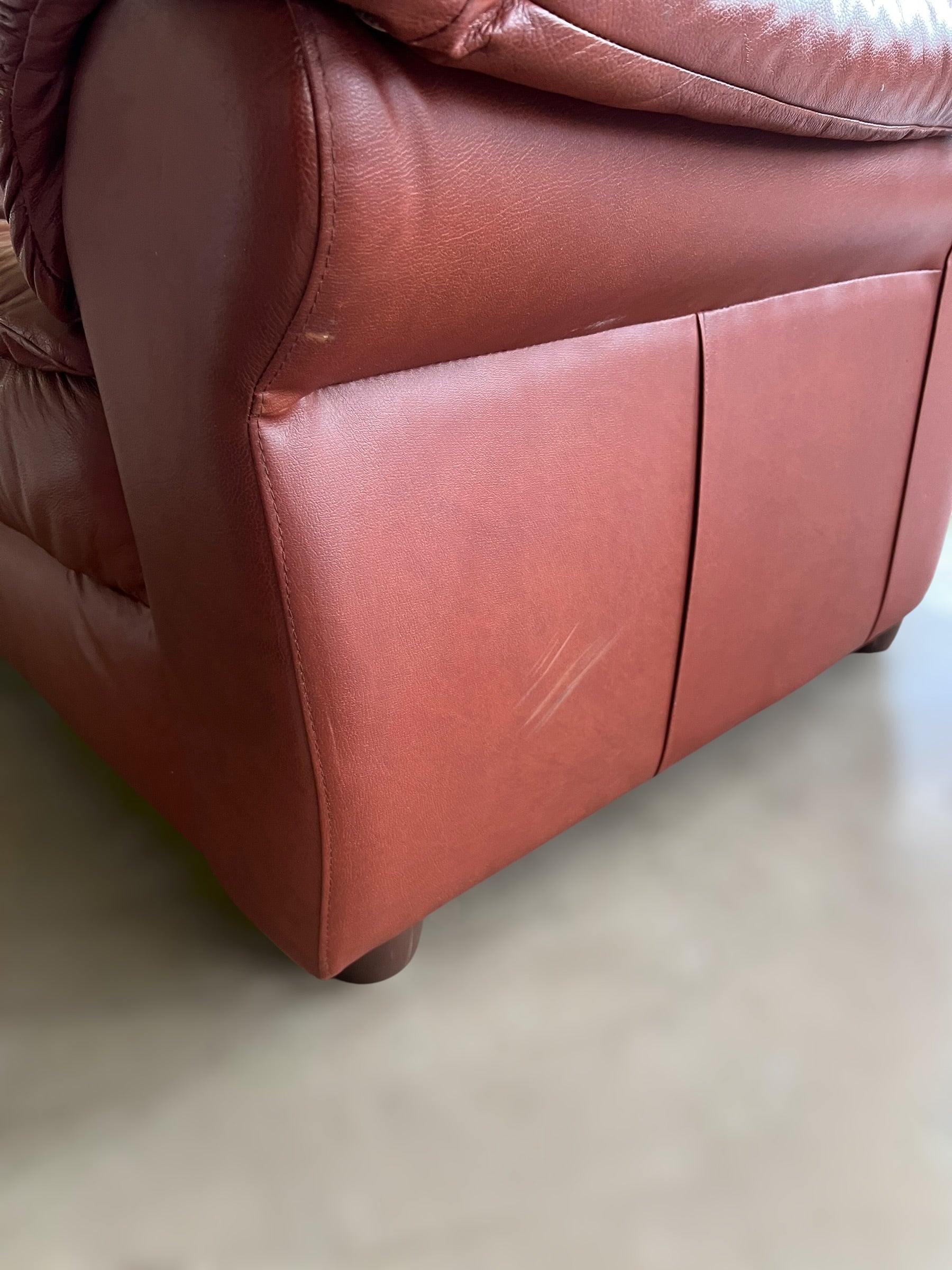 Leather sofa 150cm