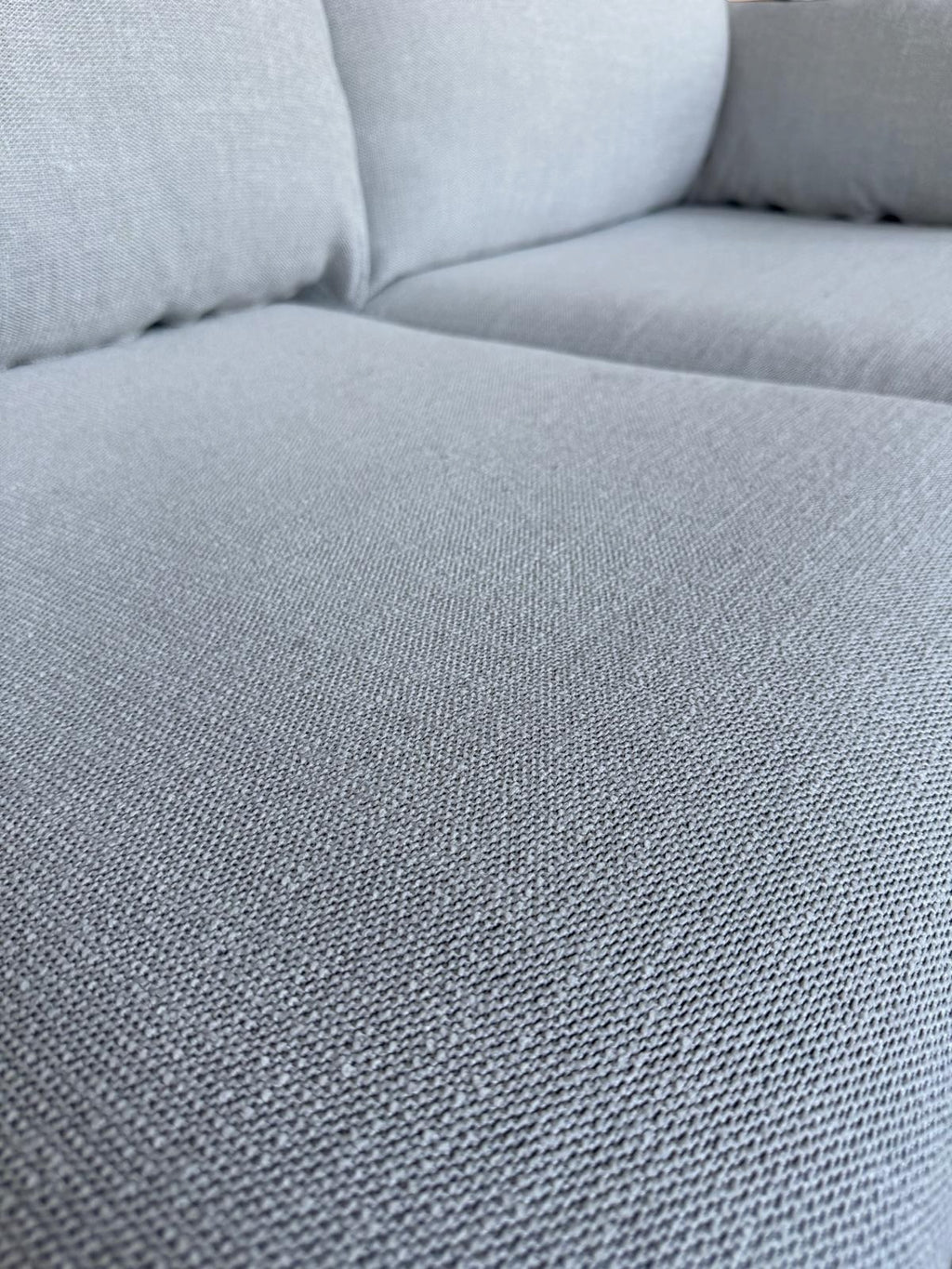 Contemporary 3-Seat Sofa – Light Grey