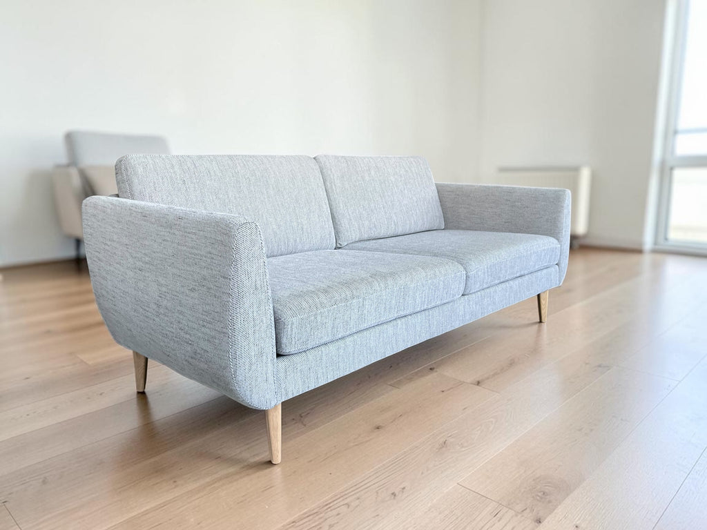 Elegant Light gray 3-Seater Sofa