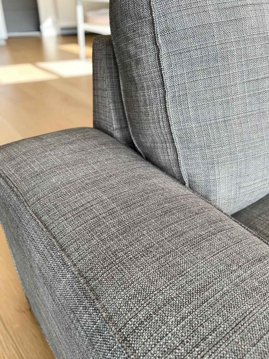 Living Room Sofa with Footstool