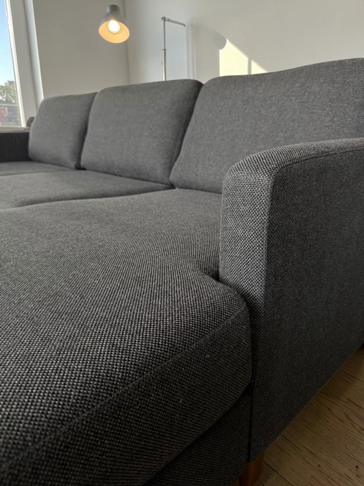 Compact corner sofa