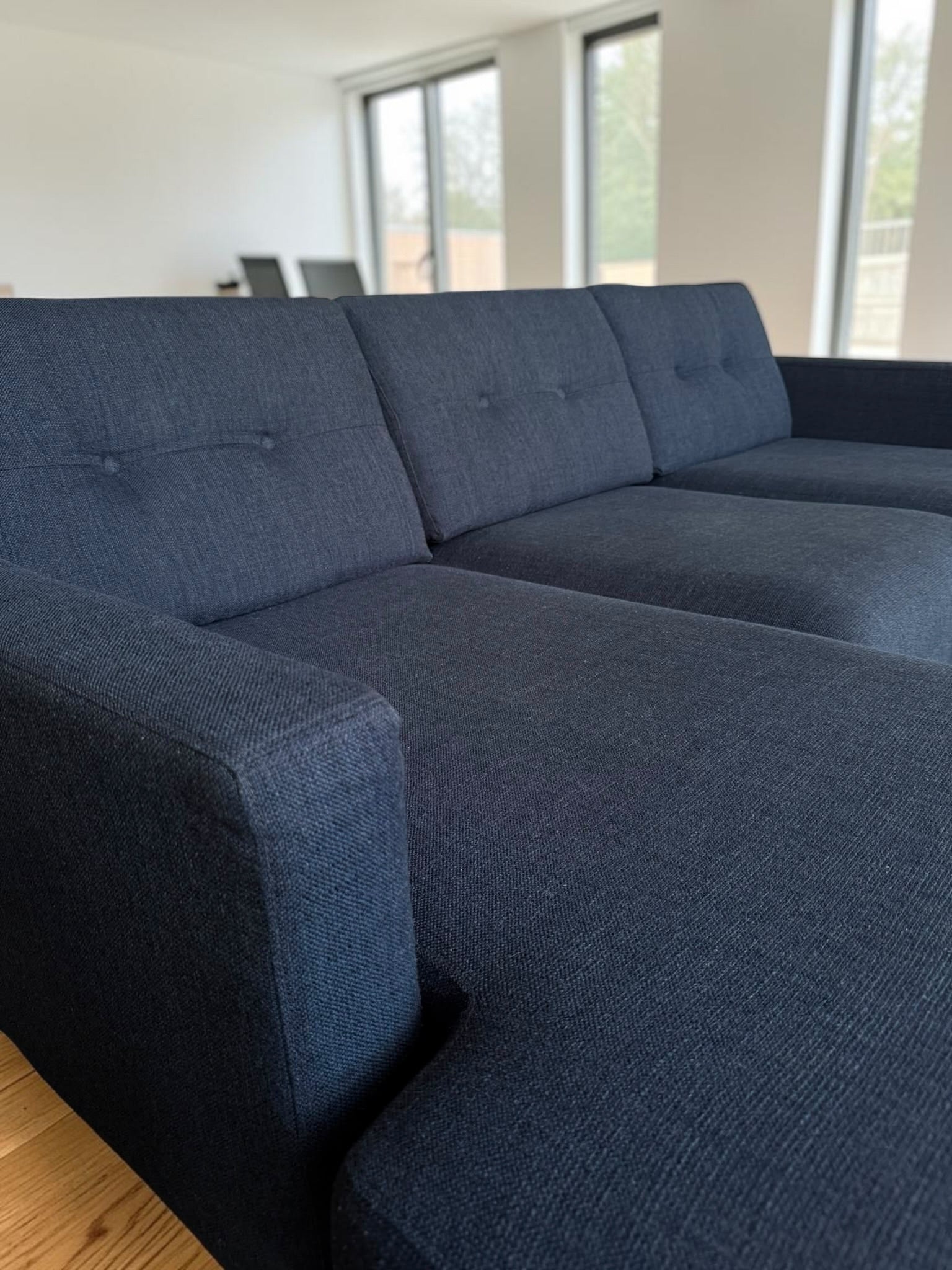 Corner Sofa – Deep Blue