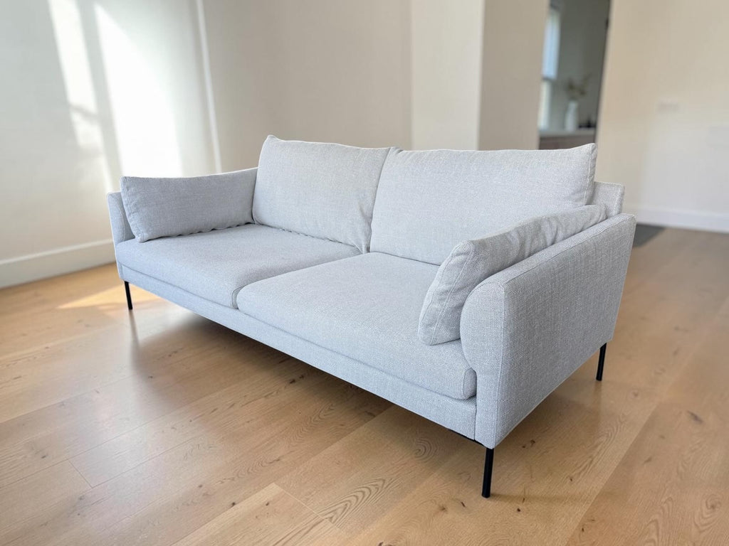 Contemporary 3-Seat Sofa – Light Grey