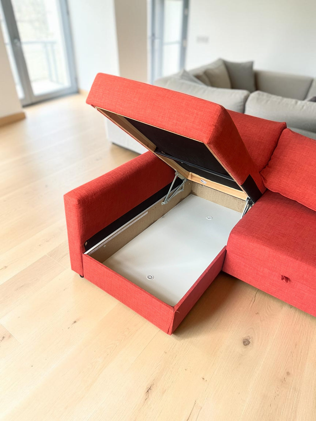Corner Sofa-Bed with Storage