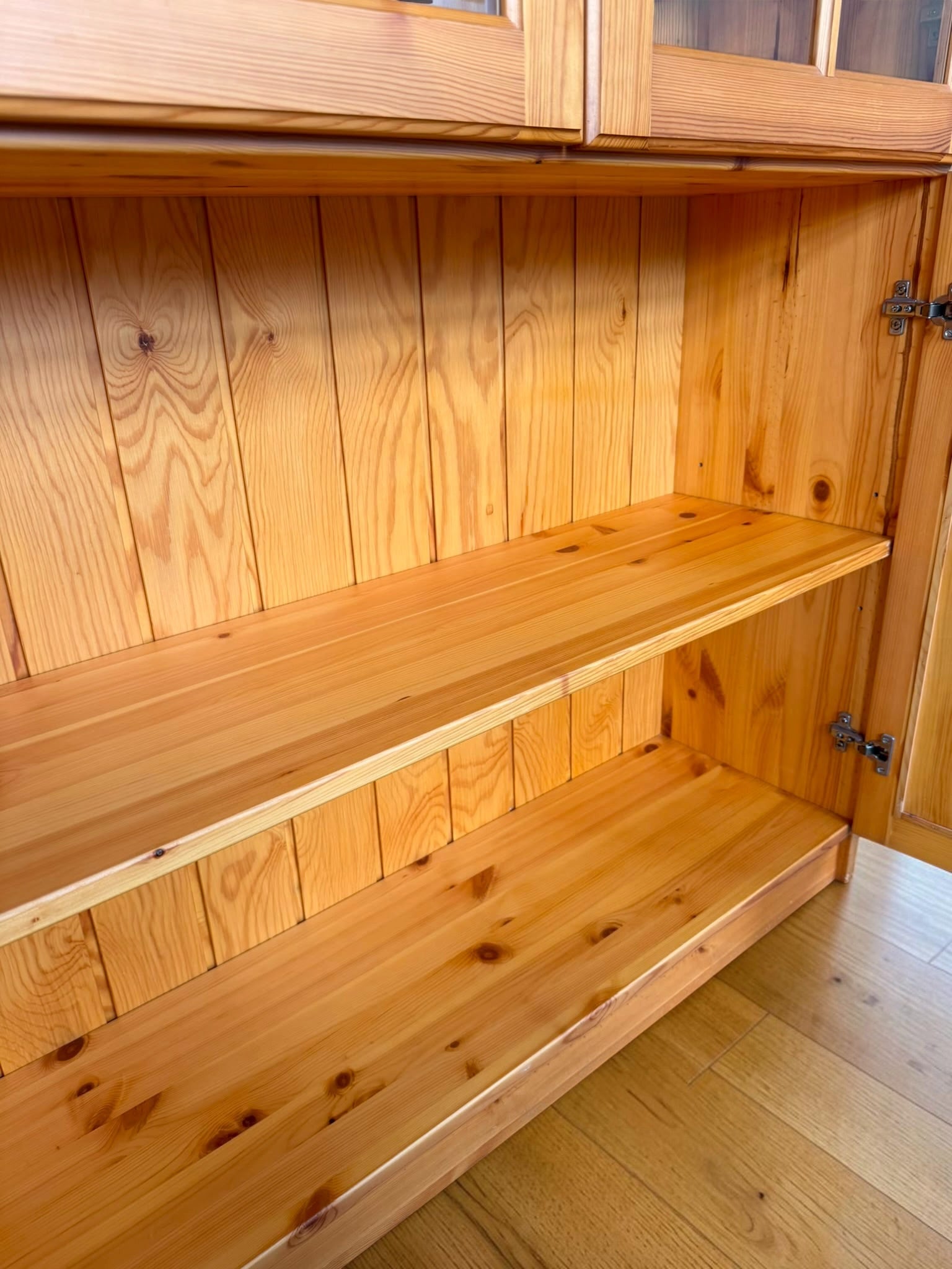 Solid Pine Display Cabinet
