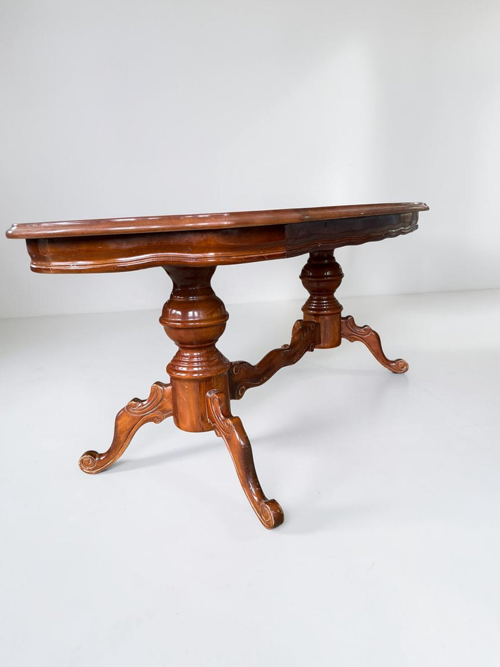 Wood coffee table
