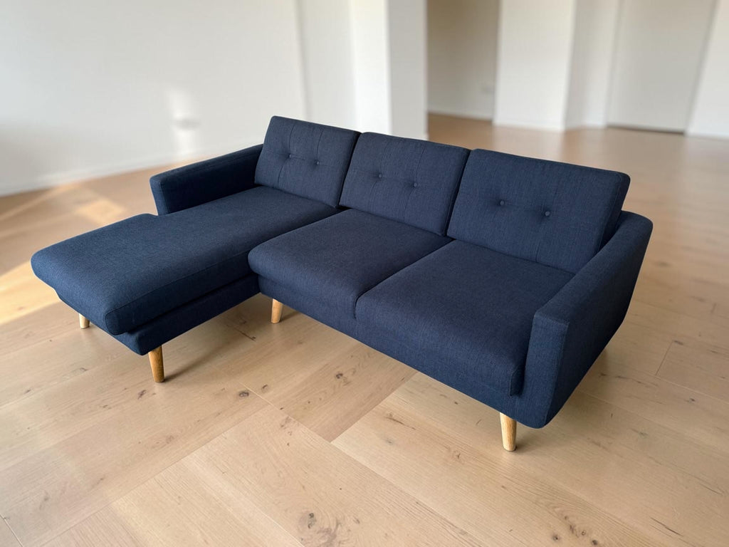 Corner Sofa – Deep Blue