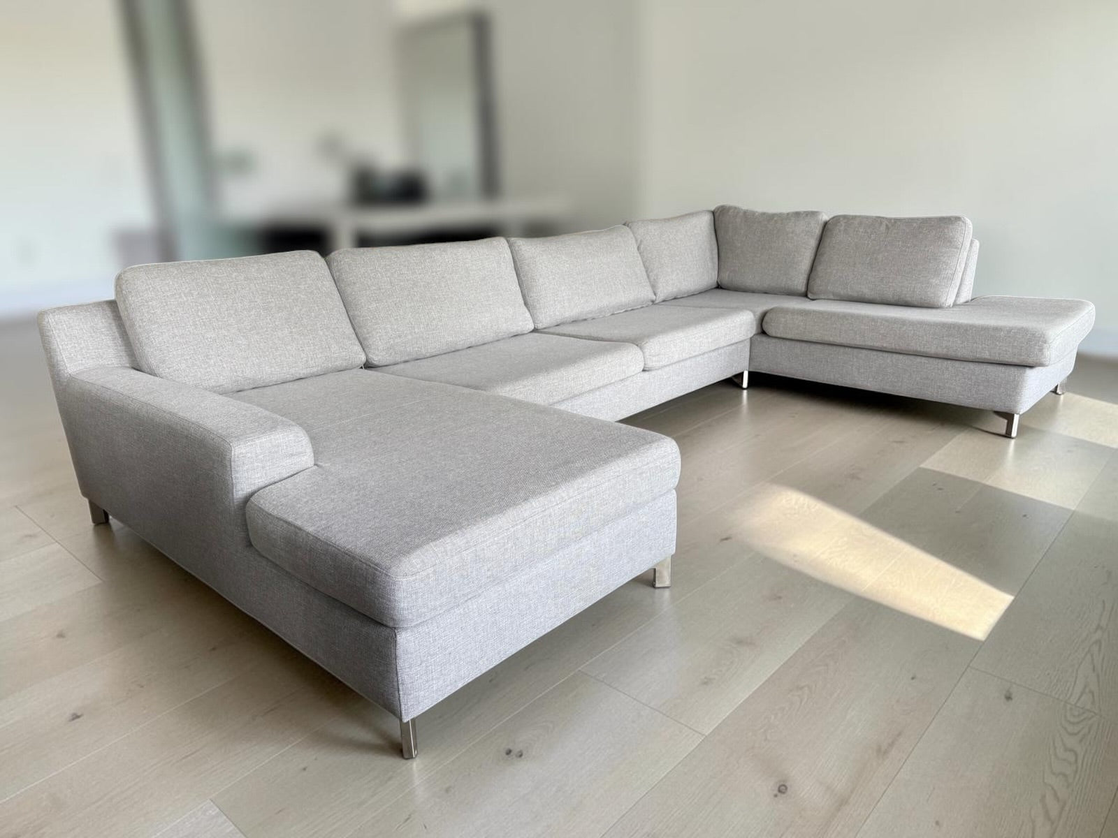 Large U-Shaped Sectional Sofa