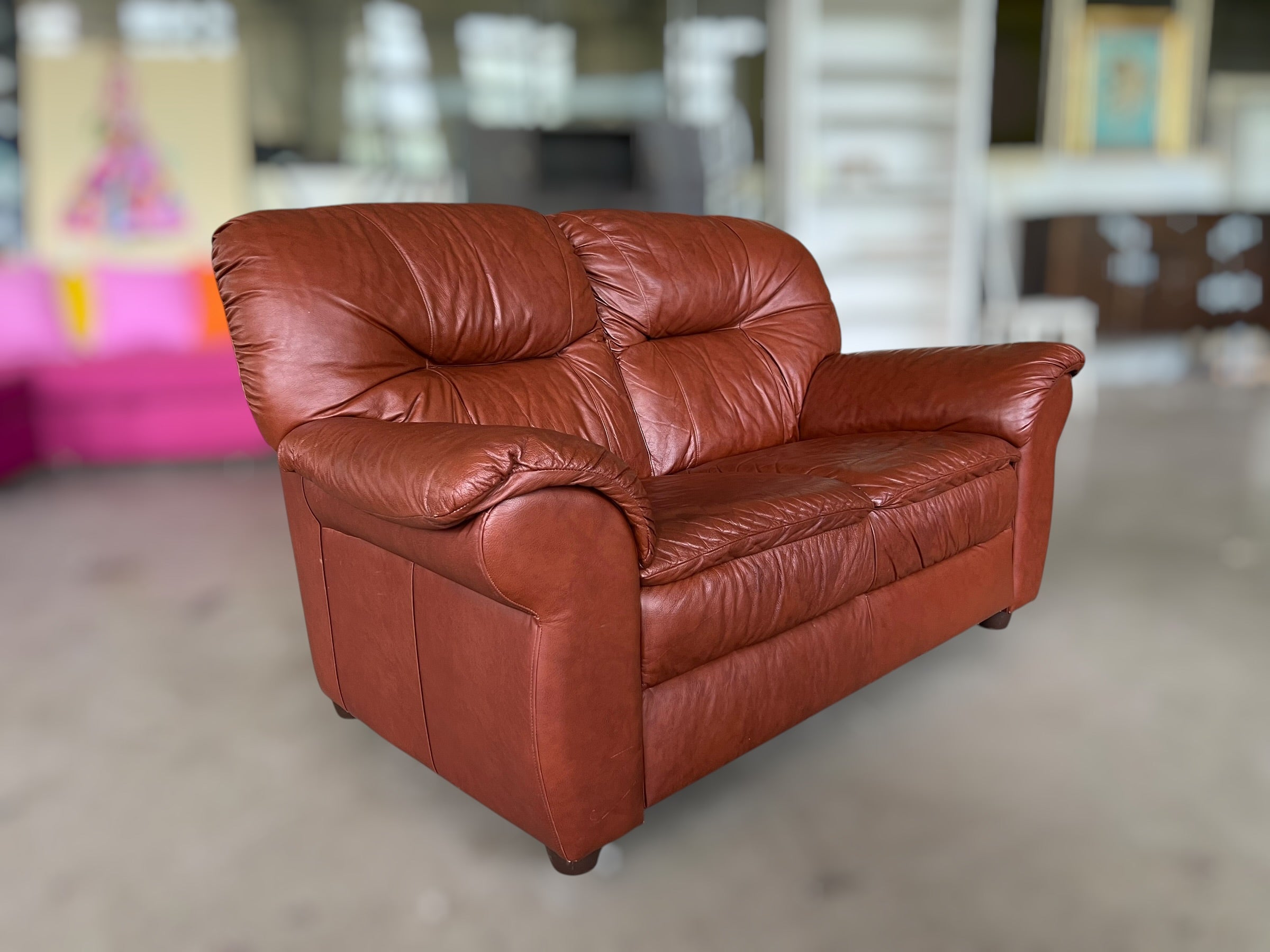 Leather sofa 150cm