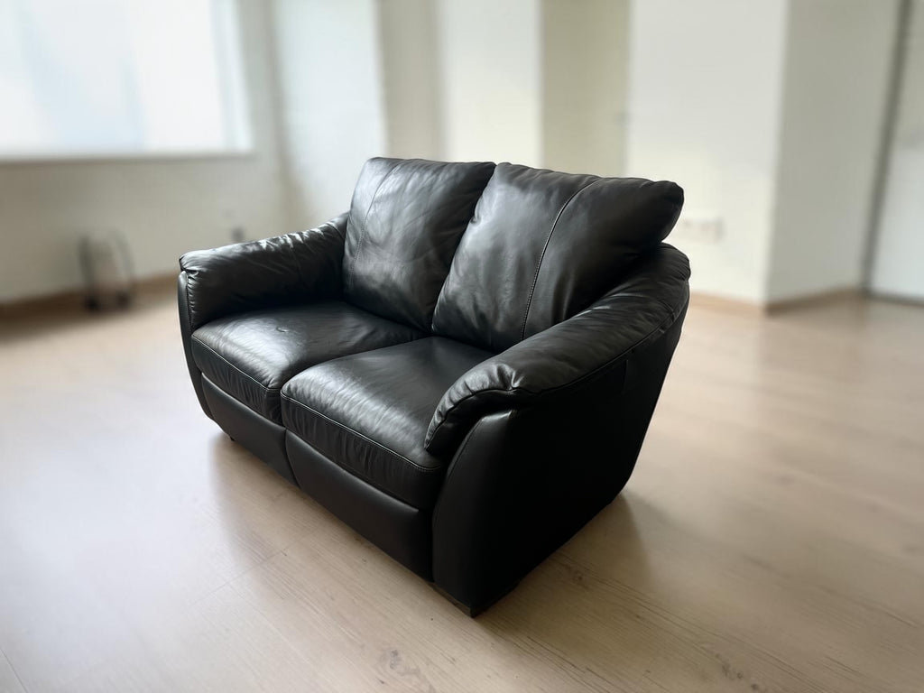 Natural Leather 2-Seater Sofa (170cm)