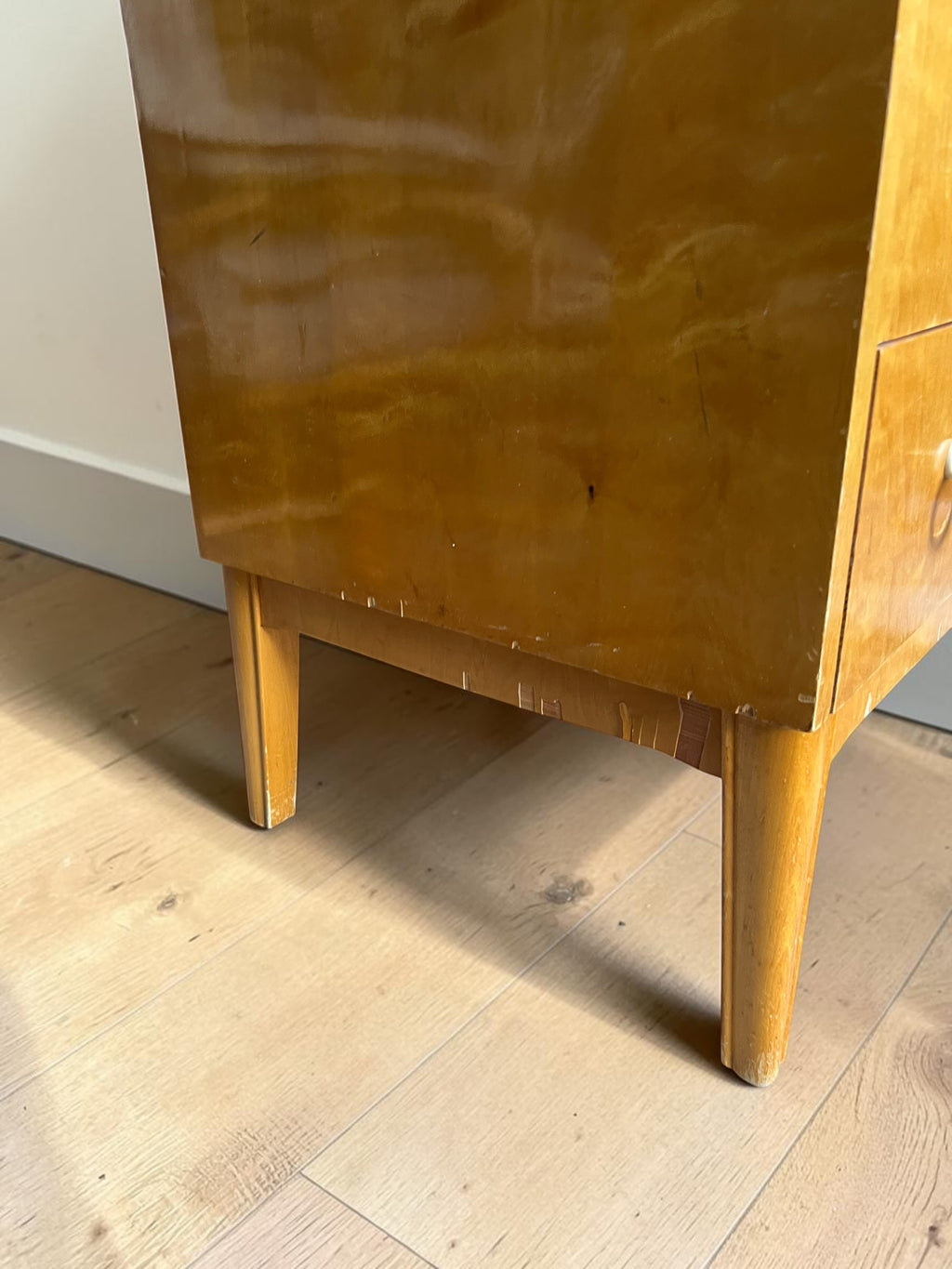Vintage 1940s Swedish Cylinder Bureau