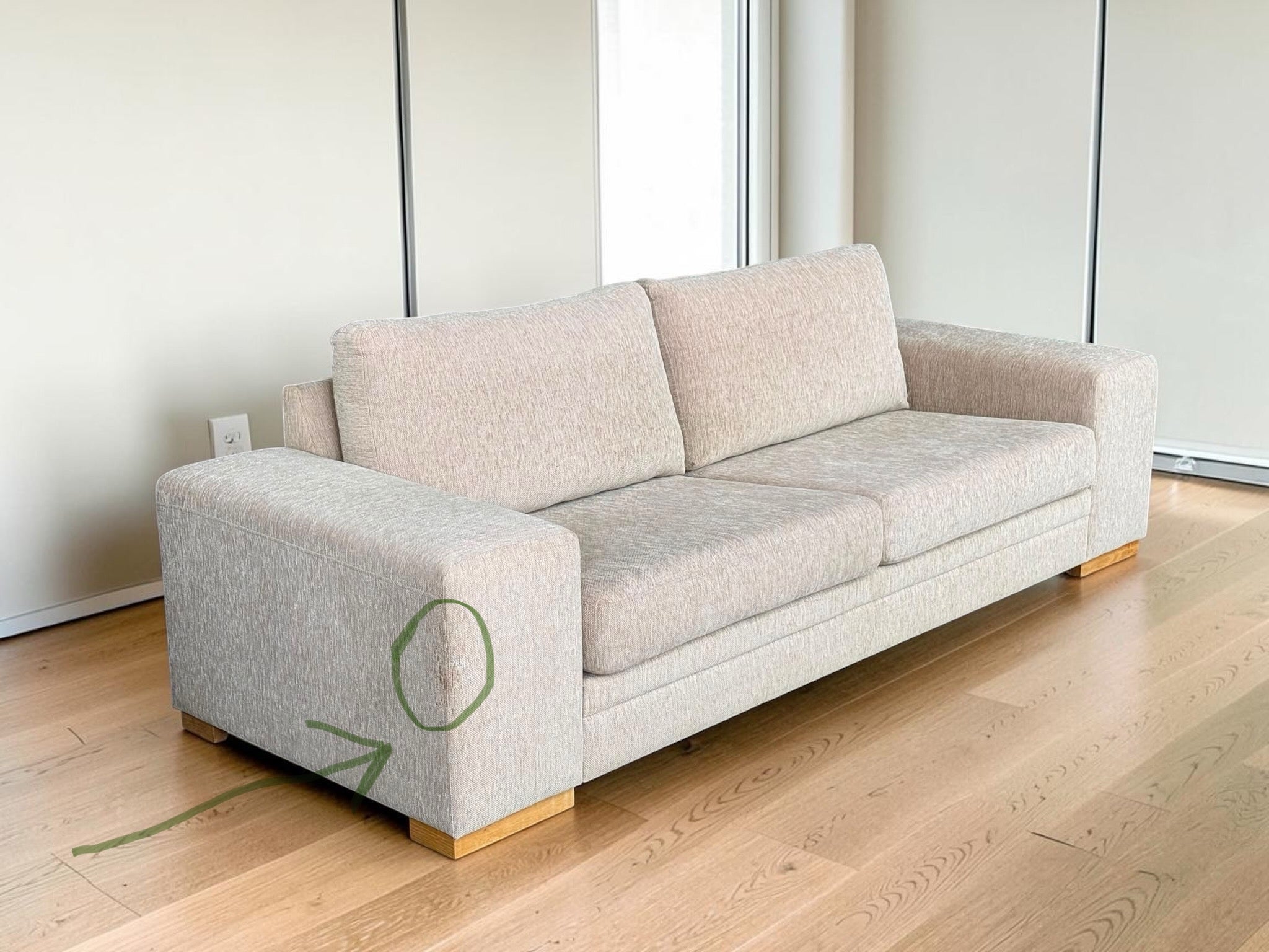 Comfortable Beige Sofa