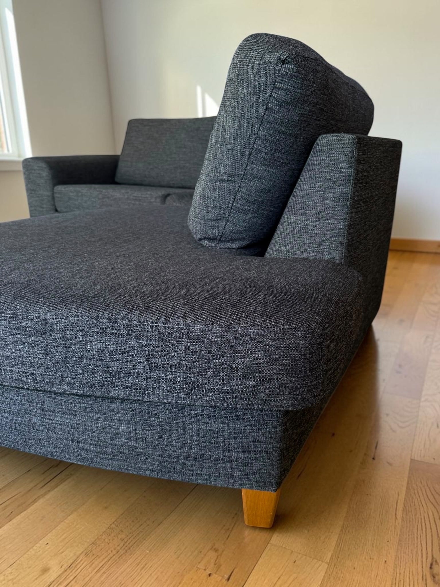 Modern Dark Grey Corner Sectional