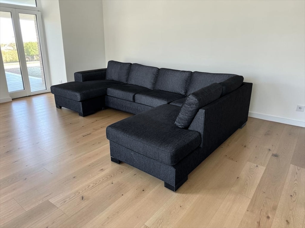 Large & Comfortable U-Shaped Corner Sofa