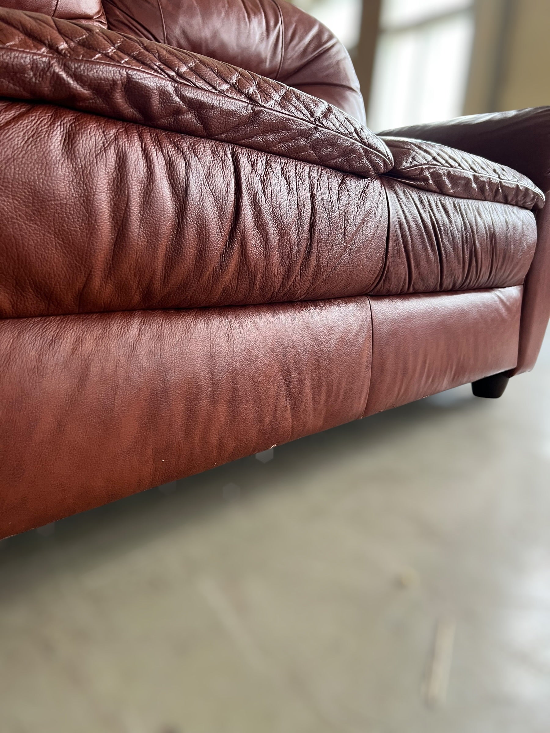 Leather sofa 150cm