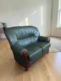 Small leather sofa