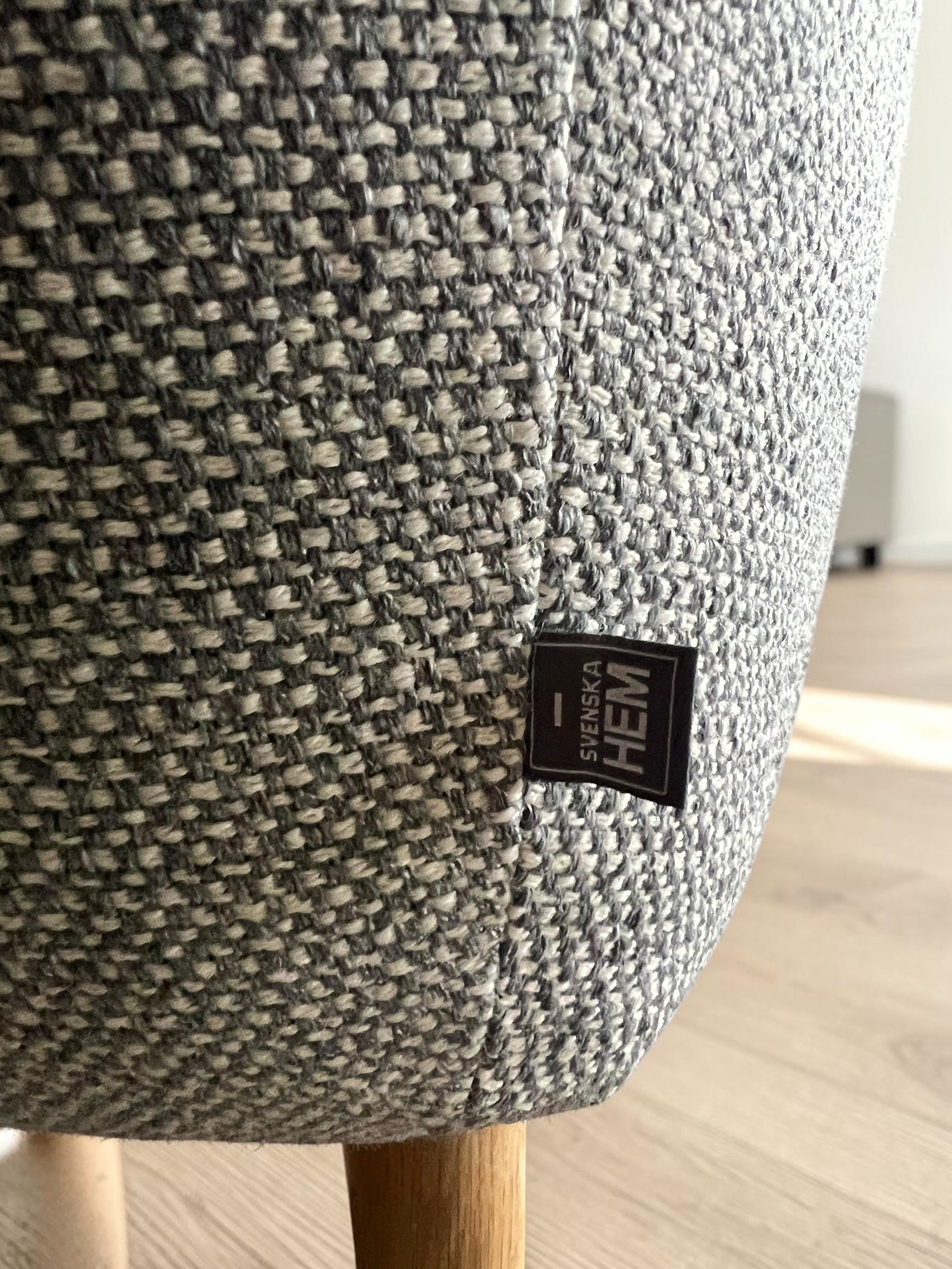 Stylish Svenska Hem 3-Seater Grey Sofa