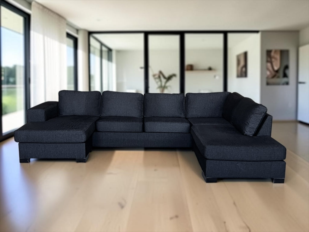 Large & Comfortable U-Shaped Corner Sofa