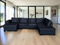 Large & Comfortable U-Shaped Corner Sofa