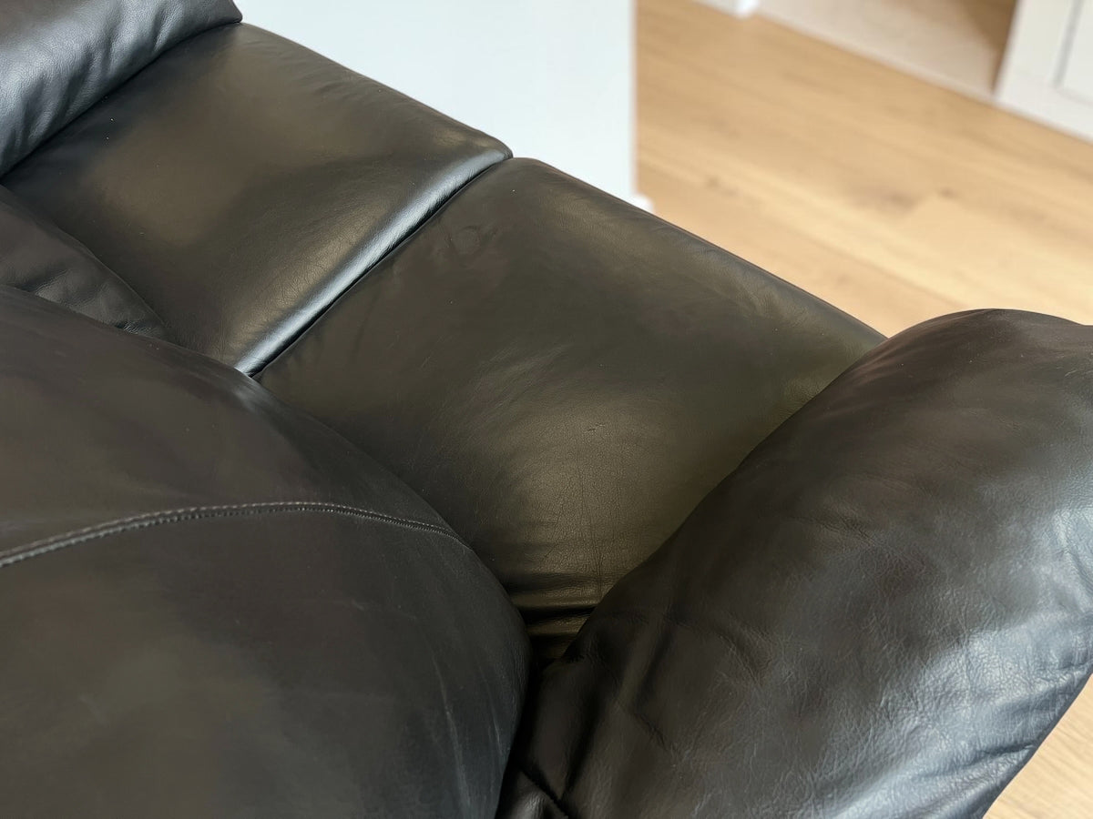 Natural Leather 2-Seater Sofa (170cm)