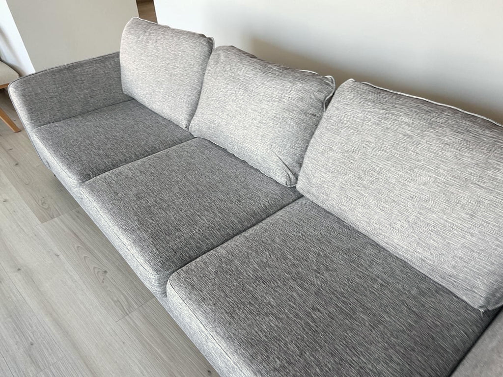 Sleek design three seater sofa