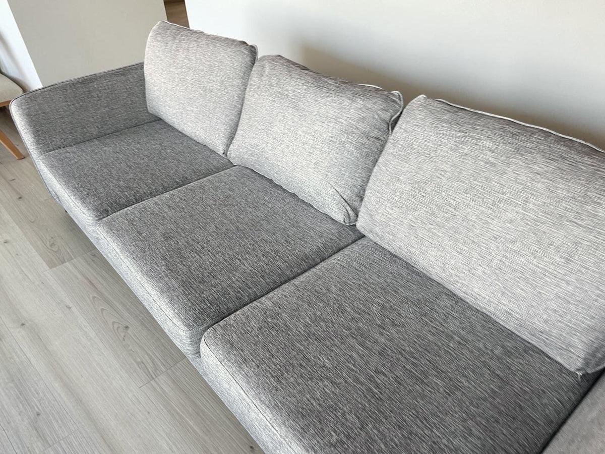 Sleek design three seater sofa