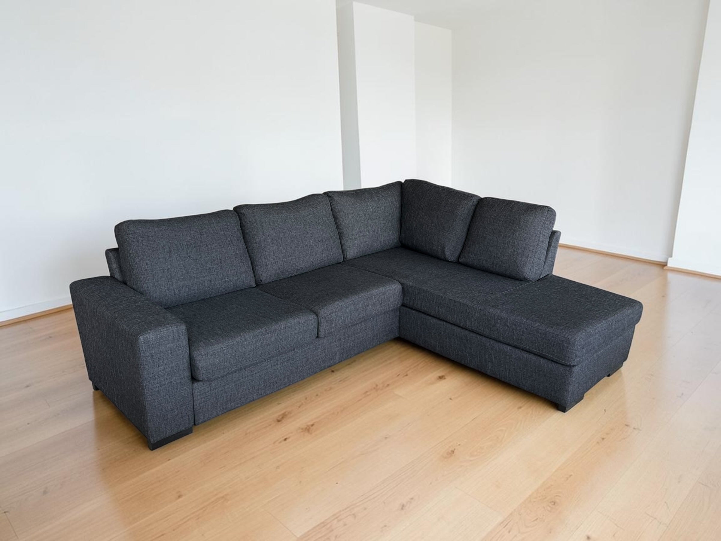 Dark Grey Corner Sofa (250 x 200 cm)
