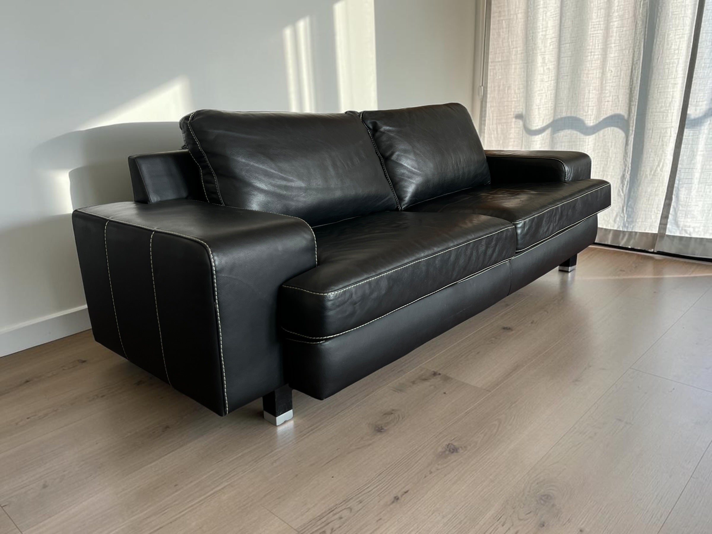 Modern Genuine Leather Sofa