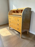 Vintage 1940s Swedish Cylinder Bureau