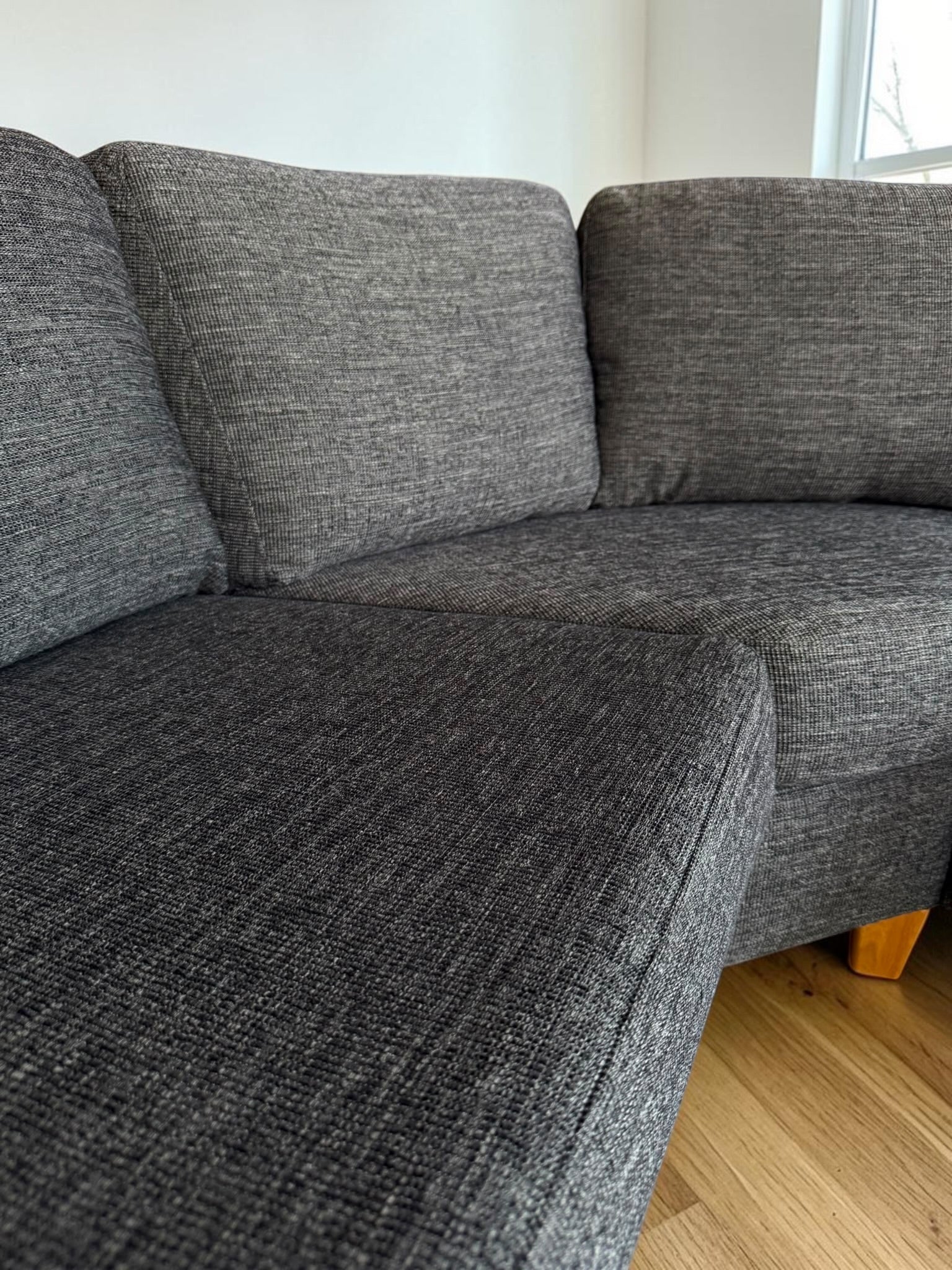 Modern Dark Grey Corner Sectional