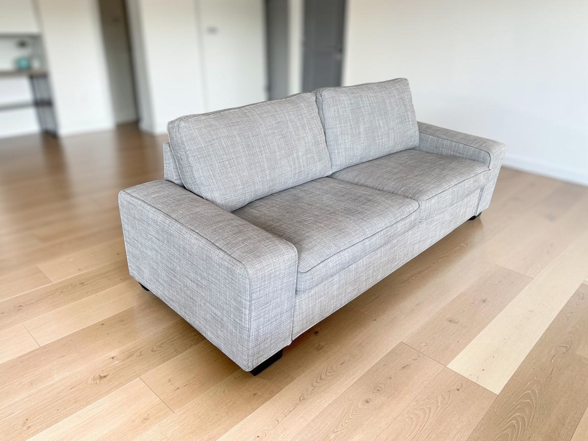Living Room Sofa with Footstool