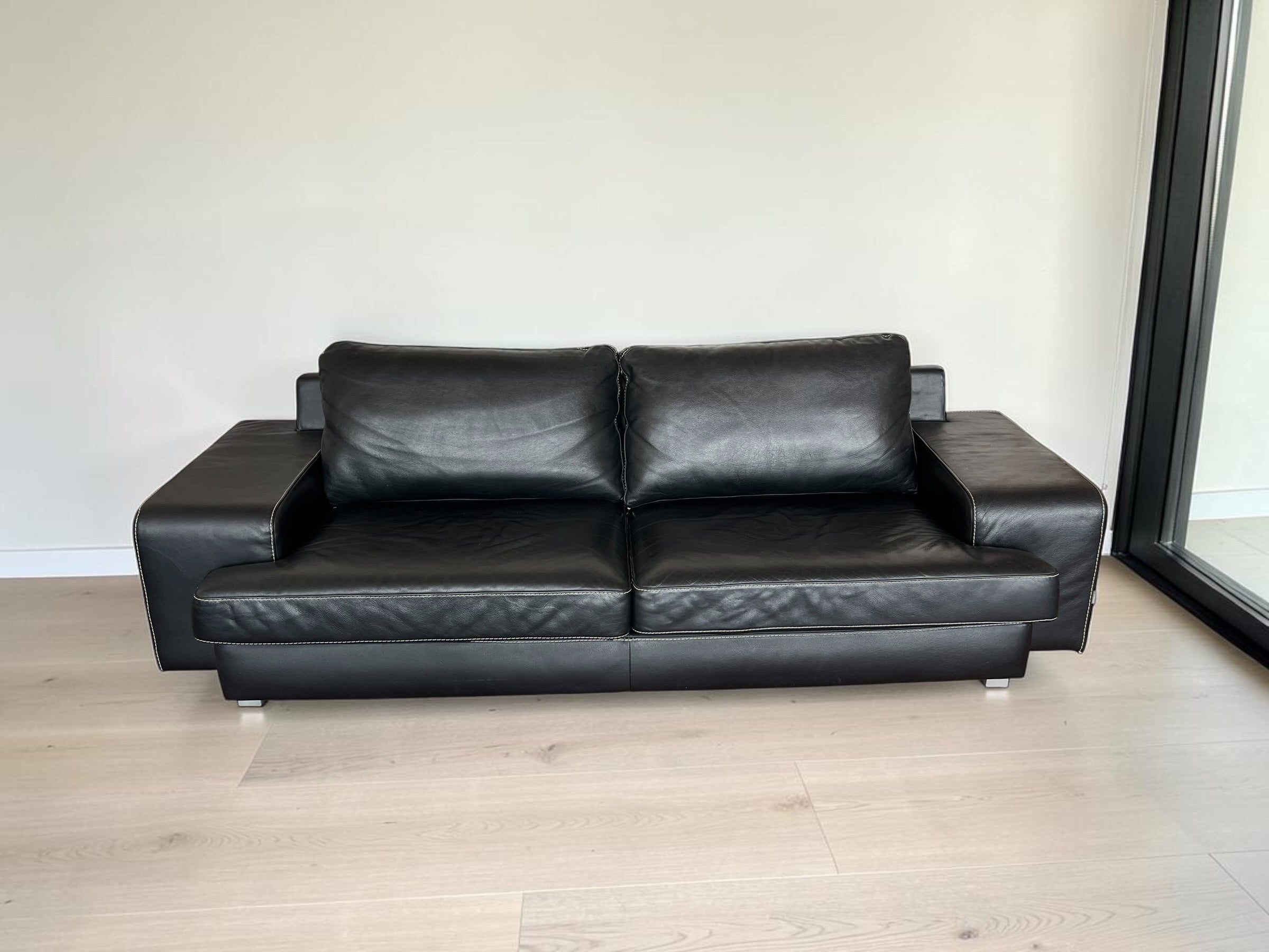 Modern Genuine Leather Sofa