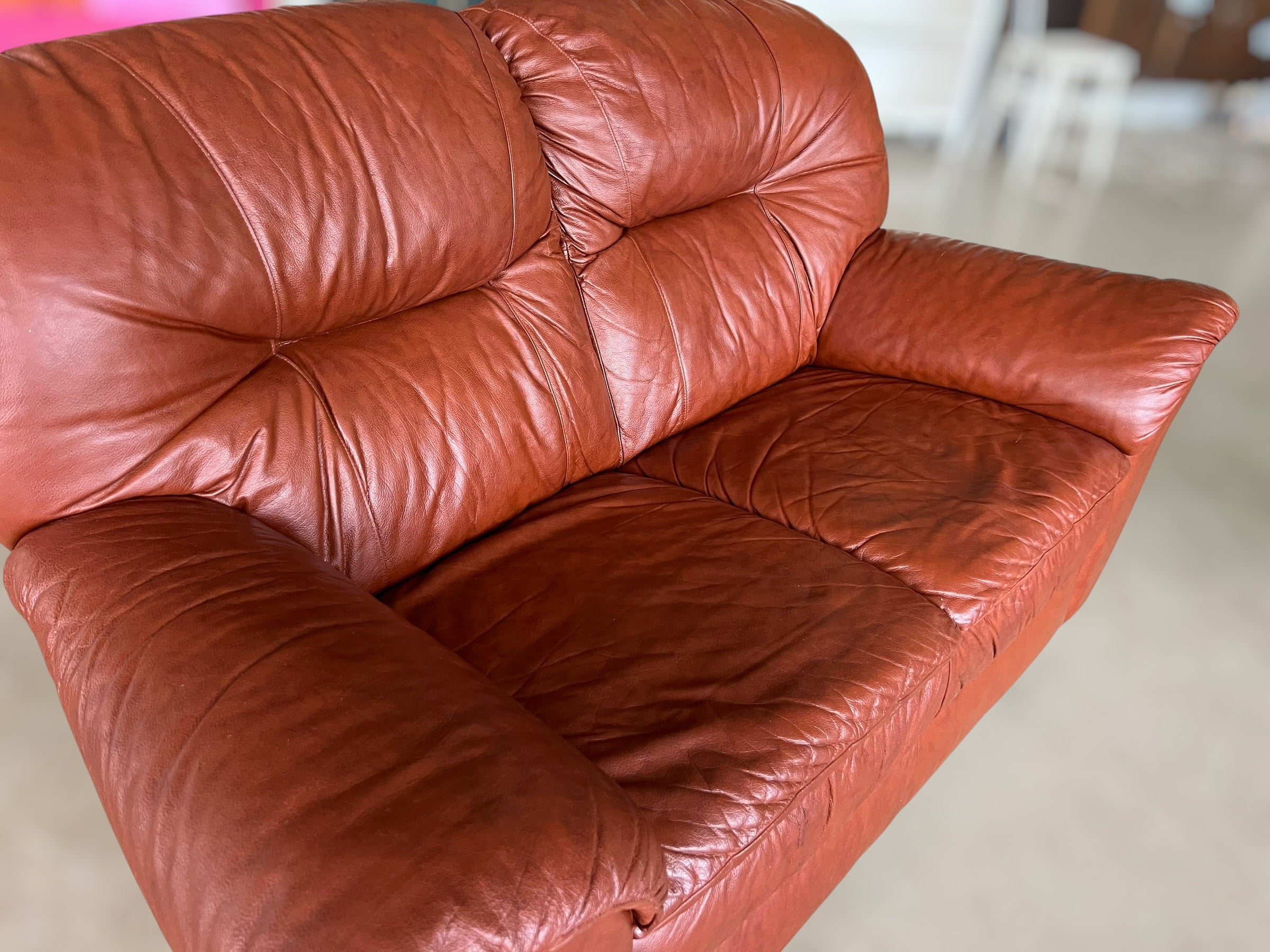 Leather sofa 150cm