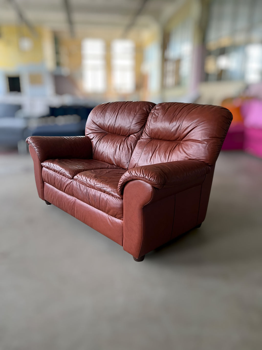 Leather sofa 150cm