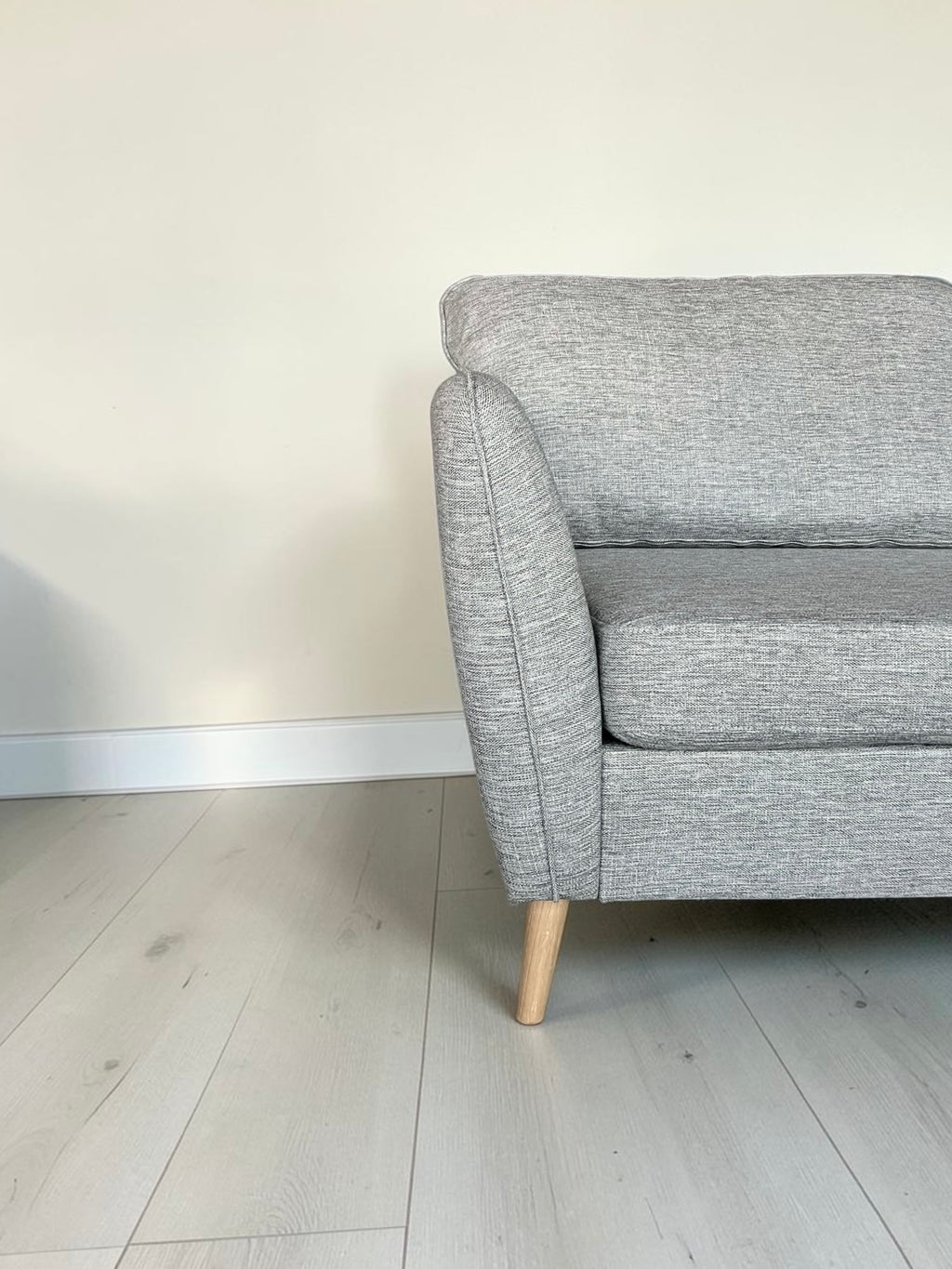 Sleek design three seater sofa