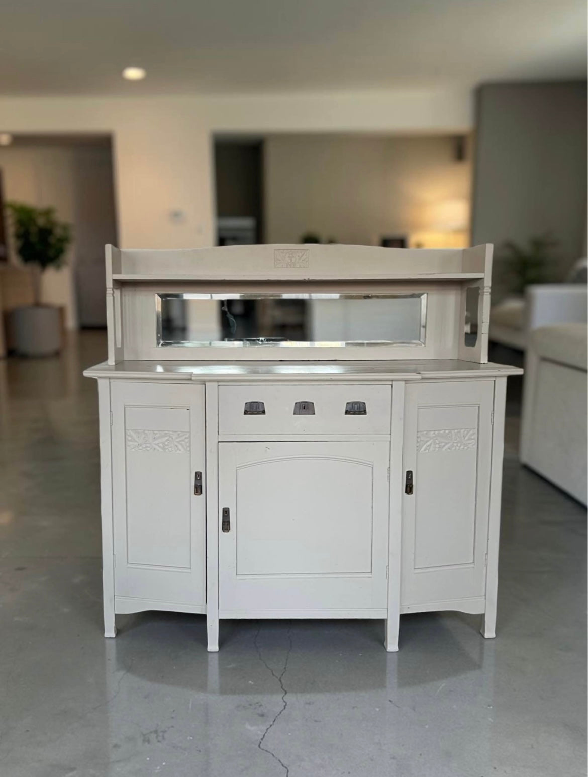 Antique Art Nouveau / Early Art Deco Sideboard Buffet (circa 1910–1930)