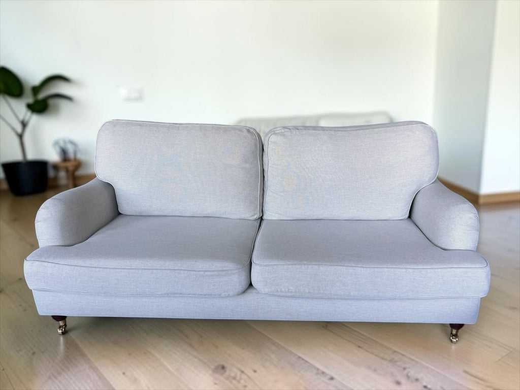 Classic Light Gray 3-Seater Sofa (200x90cm)