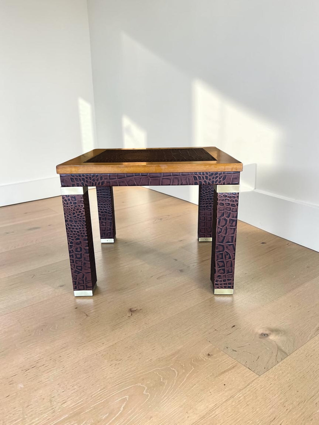 Crocodile alligator coffee table