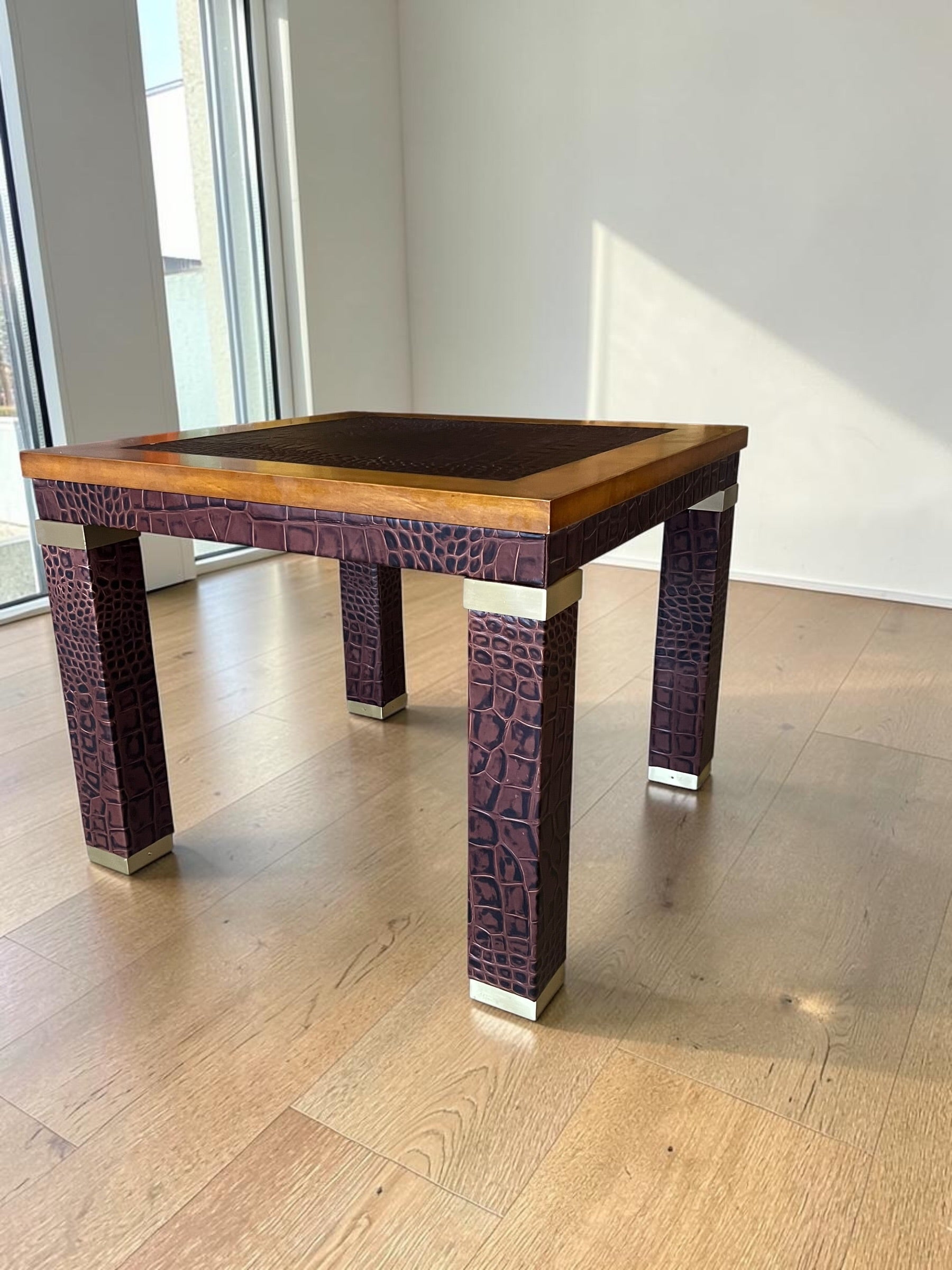 Crocodile alligator coffee table